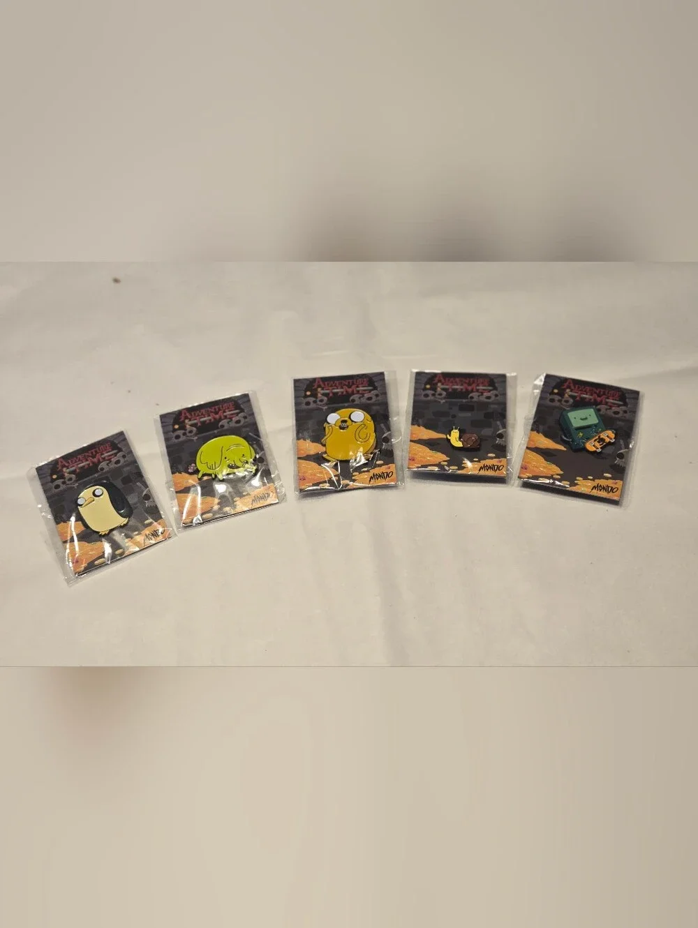 Mondo Adventure Time Set Of 5 Enamel Pins - HTF - Picture 3 of 11